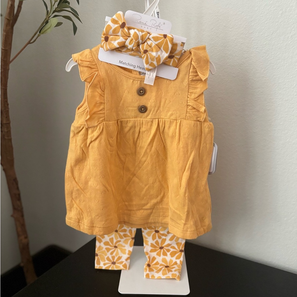 New Rene Rofe baby girl  outfit 3-6m